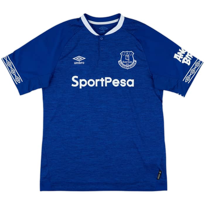 2018-19 Everton Home Shirt Baines #3 - 9/10 - (L)