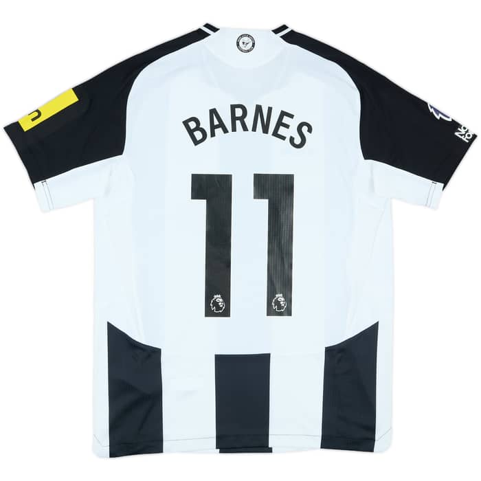 2024-25 Newcastle Match Issue Home Shirt Barnes #11