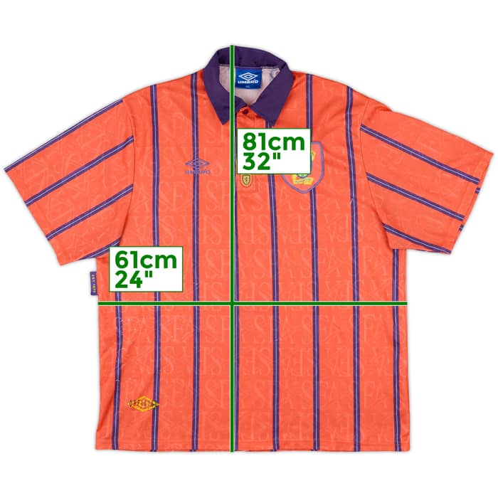 1993-95 Scotland Away Shirt - 4/10 - (XXL)