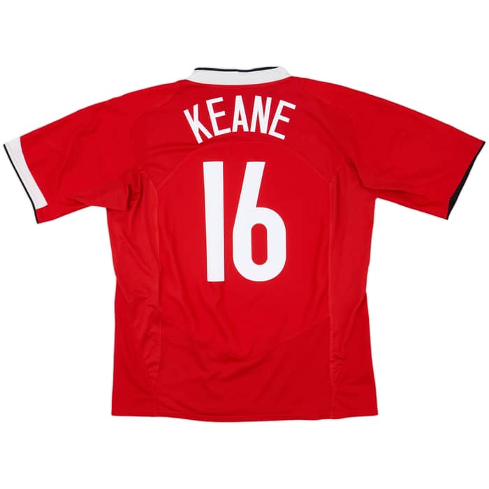 2004-06 Manchester United Home Shirt Keane #16 - 7/10 - (XL)