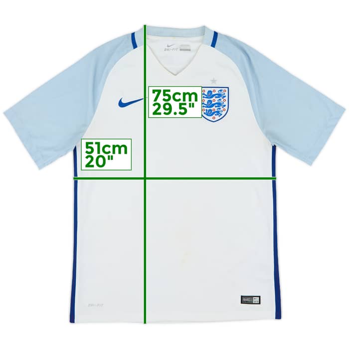2016-17 England Home Shirt - 5/10 - (M)