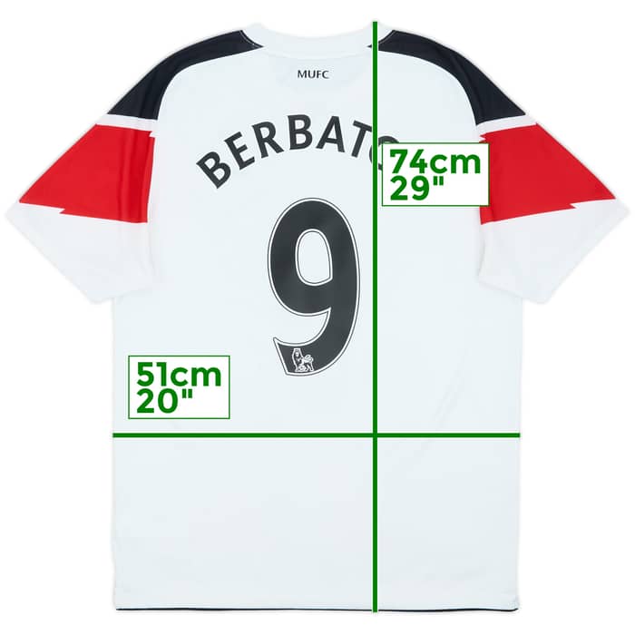 2010-12 Manchester United Away Shirt Berbatov #9 - 7/10 - (M)
