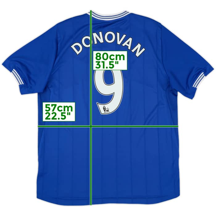 2009-10 Everton Home Shirt Donovan #9 - 8/10 - (L)