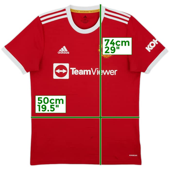 2021-22 Manchester United Home Shirt - 5/10 - (M)