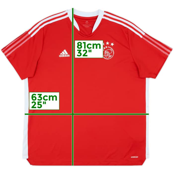 2021-22 Ajax adidas Training Shirt - 7/10 - (XXL)