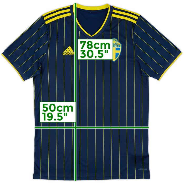 2020-22 Sweden Away Shirt Ibrahimovic #11 - 10/10 - (M)