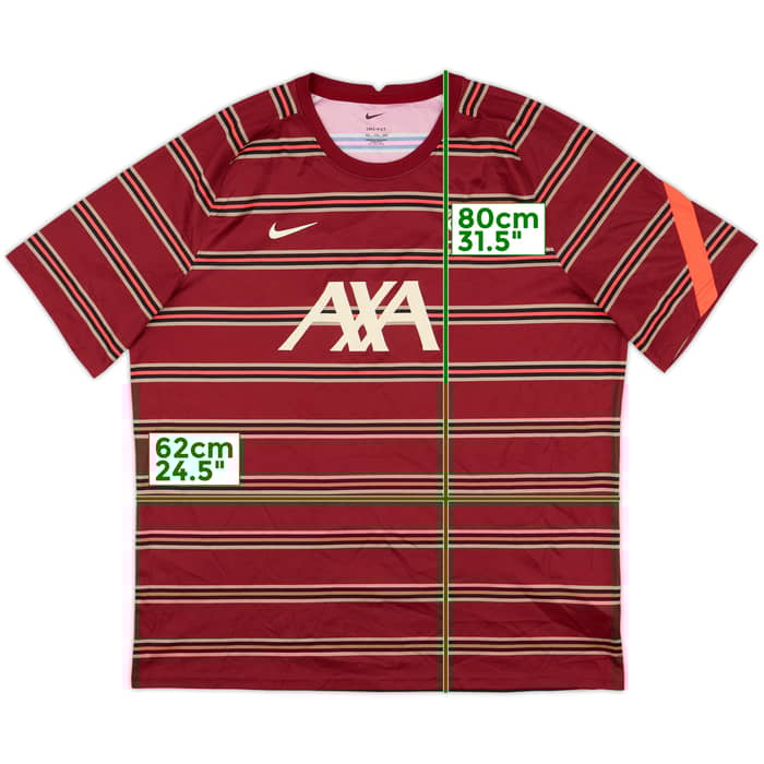 2021-22 Liverpool Nike Training Shirt - 9/10 - (XXL)