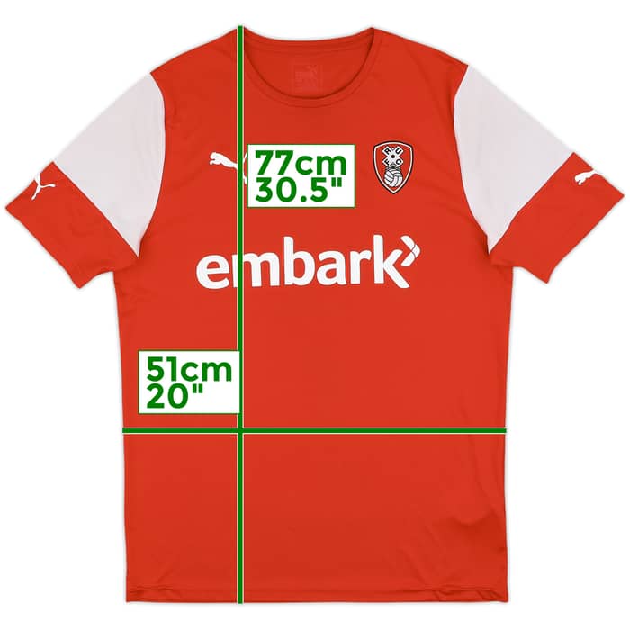 2019-20 Rotherham Home Shirt - 7/10 - (L)