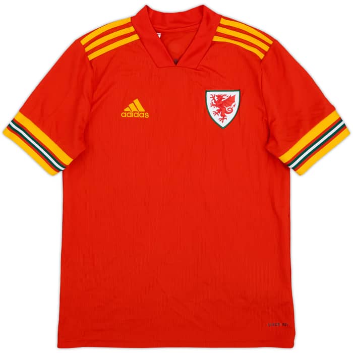 2020-21 Wales Home Shirt - 10/10 - (L.Boys)