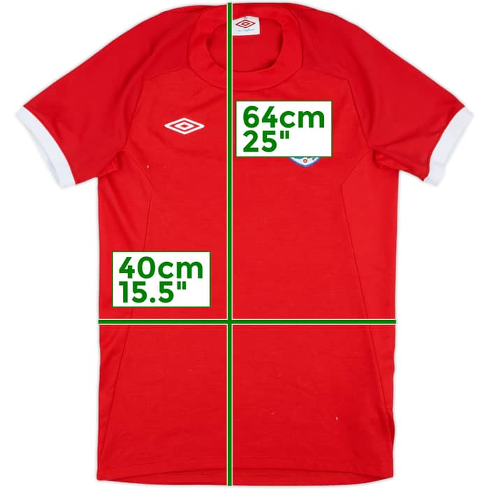 2010-11 England Away Shirt - 8/10 - (M.Boys)