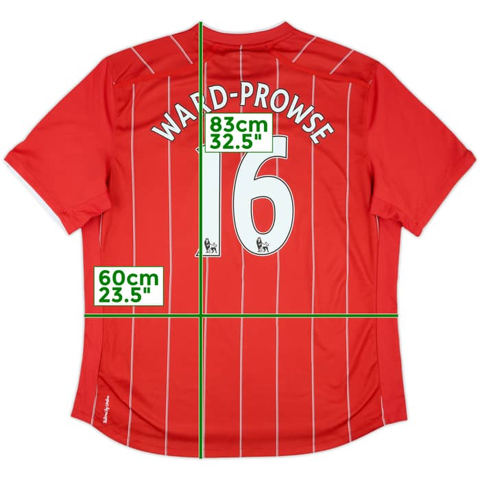 2012-13 Southampton Home Shirt Ward-Prowse #16 - 8/10 - (XXL)