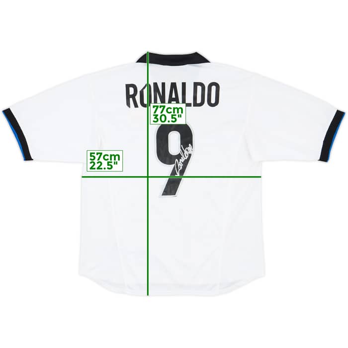 1998-99 Inter Milan Signed Away Shirt Ronaldo #9 - 5/10 - (L)