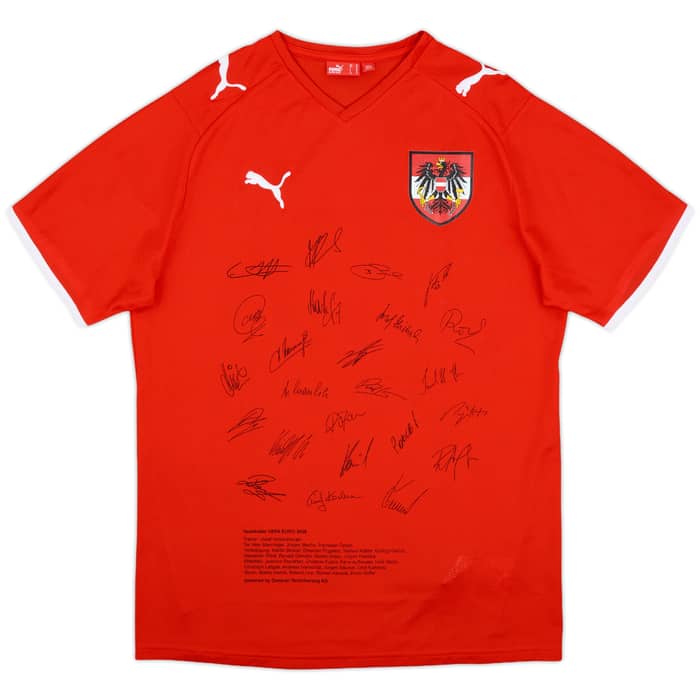 2008-09 Austria 'Signed' Home Shirt - 10/10 - (M)