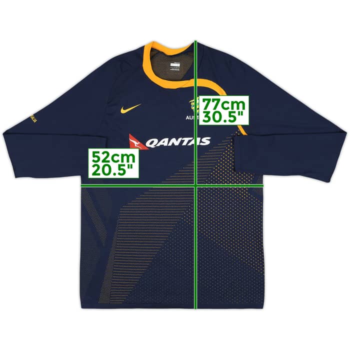 2008-09 Australia Nike Player Issue Training L/S Shirt - 6/10 - (L)