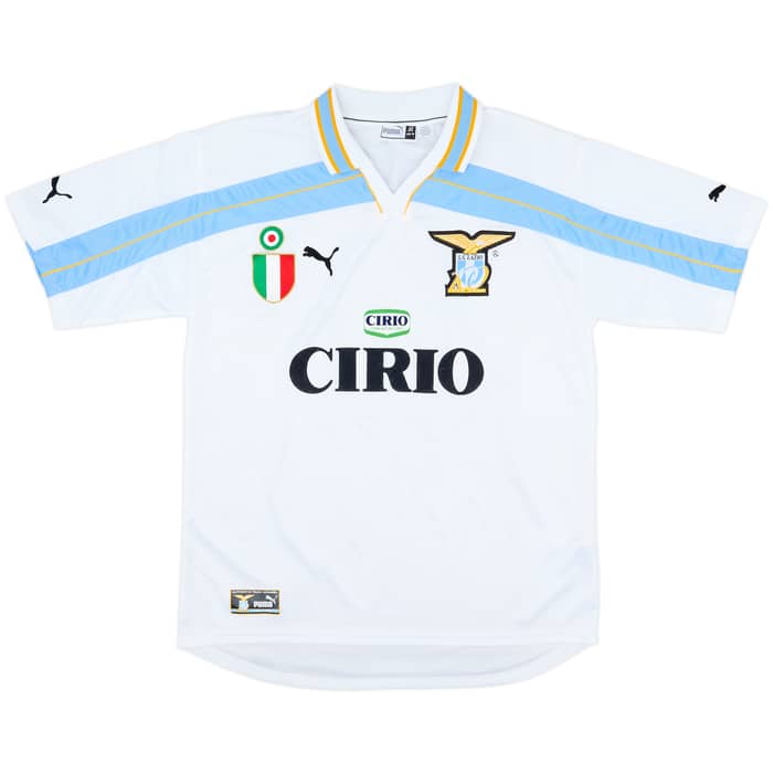1999-00 Lazio Centenary Home Shirt Nedved #18 - 8/10 - (XL)