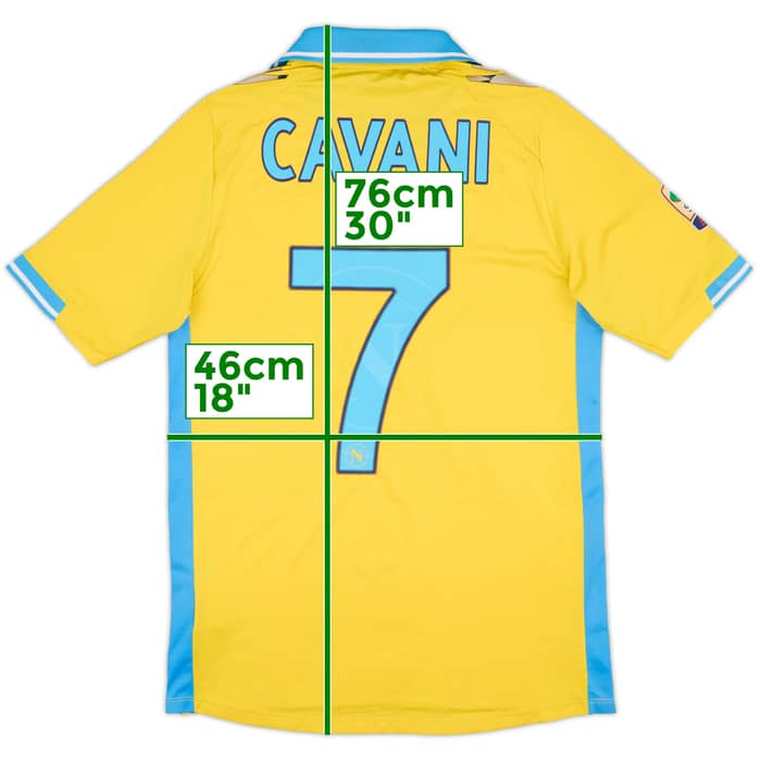 2011-12 Napoli Third Shirt Cavani #7 - 6/10 - (L)