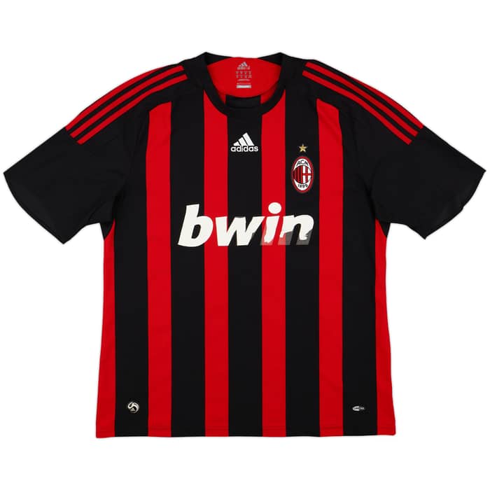 2008-09 AC Milan Home Shirt Kaka #22 - 4/10 - (XL)