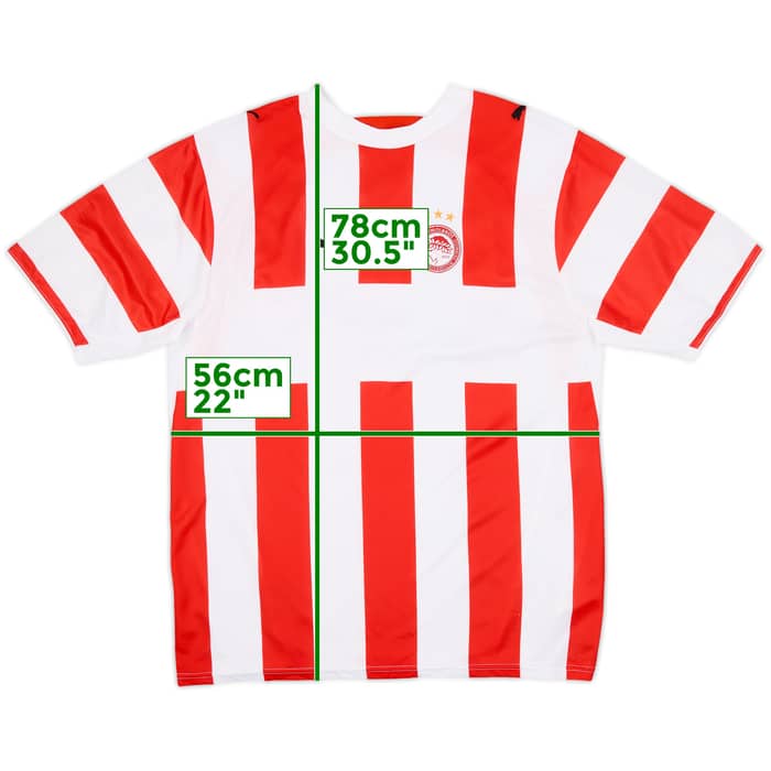 2006-07 Olympiakos Home Shirt - 8/10 - (L)