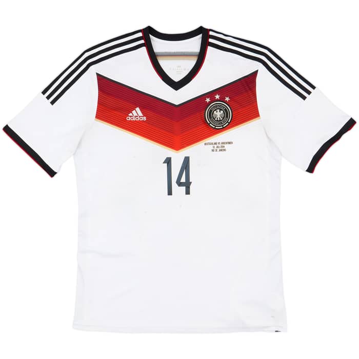 2014-15 Germany Home Shirt Draxler #14 - 4/10 - (XL)