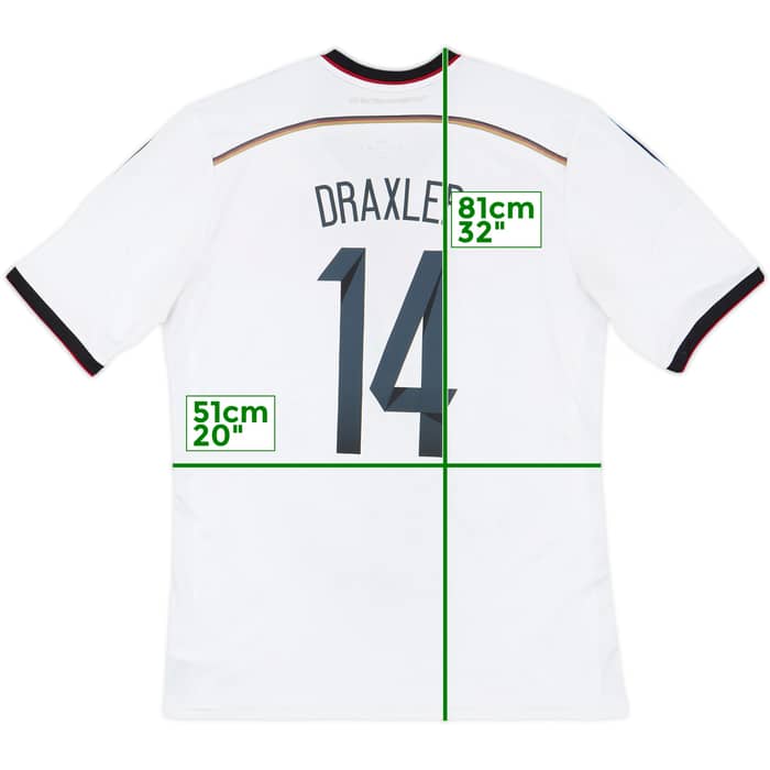 2014-15 Germany Home Shirt Draxler #14 - 4/10 - (XL)