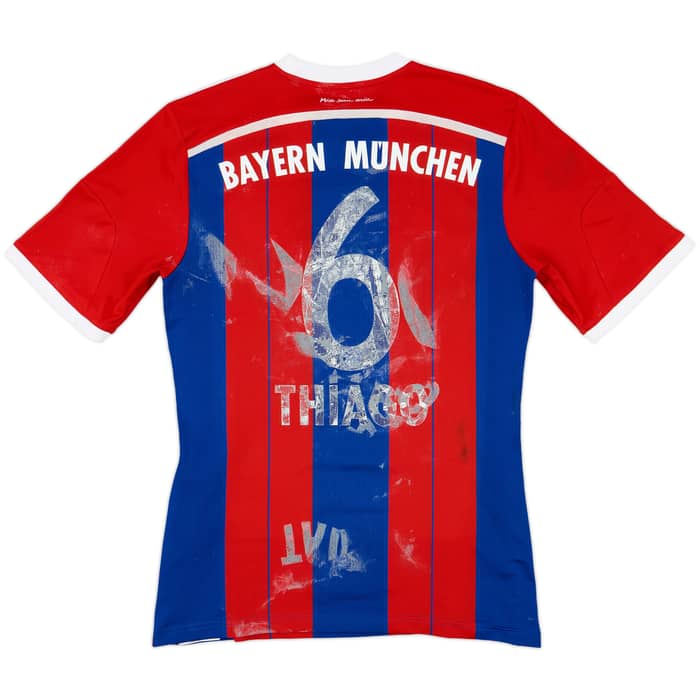 2014-15 Bayern Munich Signed Home Shirt Thiago #6 - 3/10 - (M)