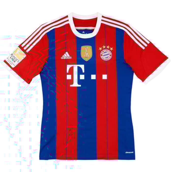 2014-15 Bayern Munich Signed Home Shirt Thiago #6 - 3/10 - (M)