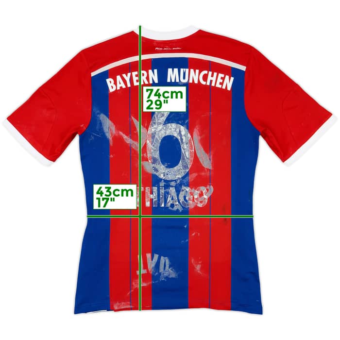 2014-15 Bayern Munich Signed Home Shirt Thiago #6 - 3/10 - (M)
