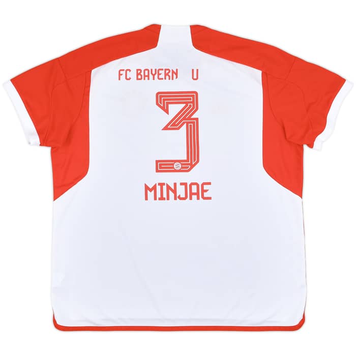 2023-24 Bayern Munich Home Shirt Minjae #3 - 4/10 - (3XL)
