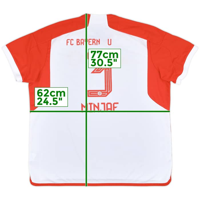2023-24 Bayern Munich Home Shirt Minjae #3 - 4/10 - (3XL)