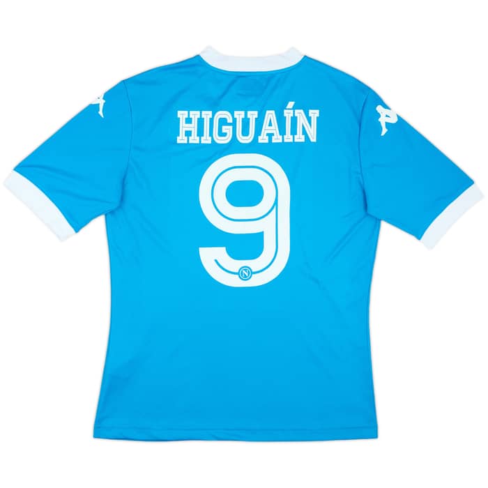 2015-16 Napoli Basic Home Shirt Higuain #9 - 10/10 - (XL)