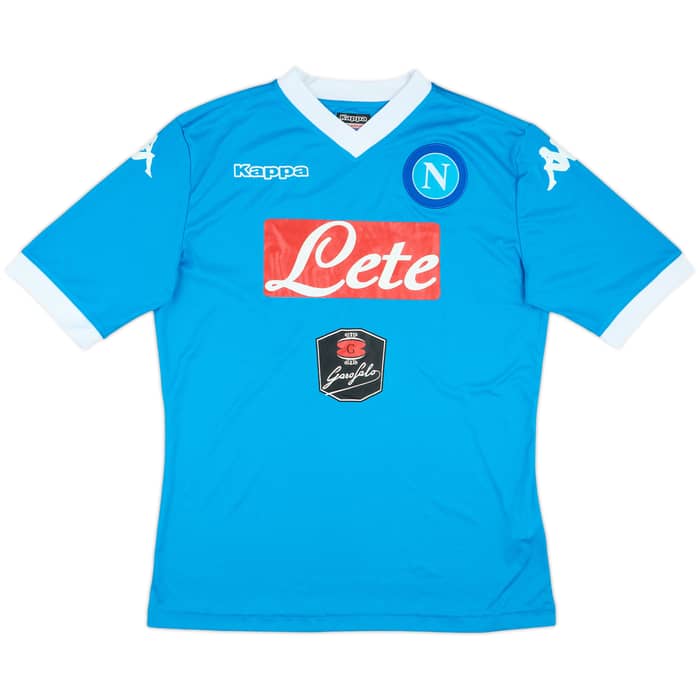 2015-16 Napoli Basic Home Shirt Higuain #9 - 10/10 - (XL)