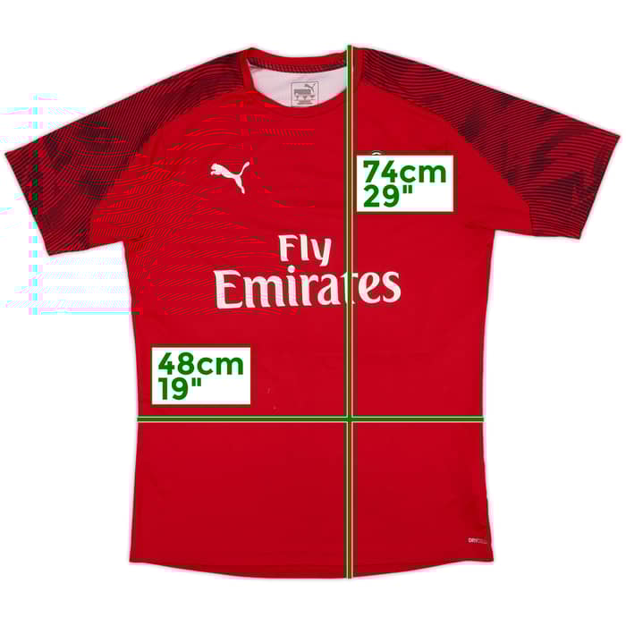 2018-19 AC Milan Puma Training Shirt - 7/10 - (L)