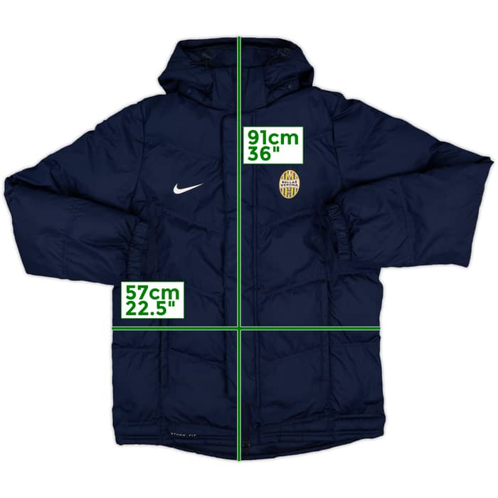 2016-17 Hellas Verona Nike Padded Bench Coat - 9/10 - (M)