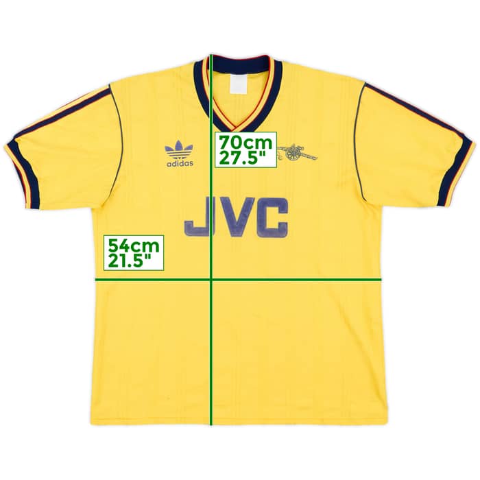 1986-88 Arsenal Away Shirt - 8/10 - (XL)