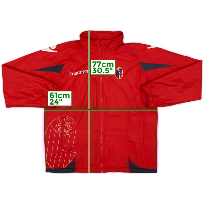 2006-07 Bologna Macron Padded Bench Coat - 6/10 - (L)