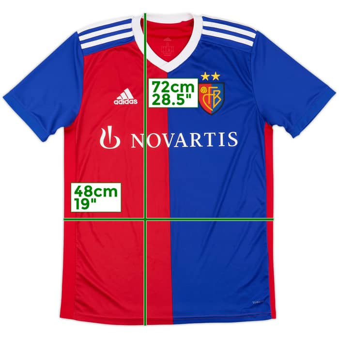 2018-19 FC Basel Home Shirt - 8/10 - (S)