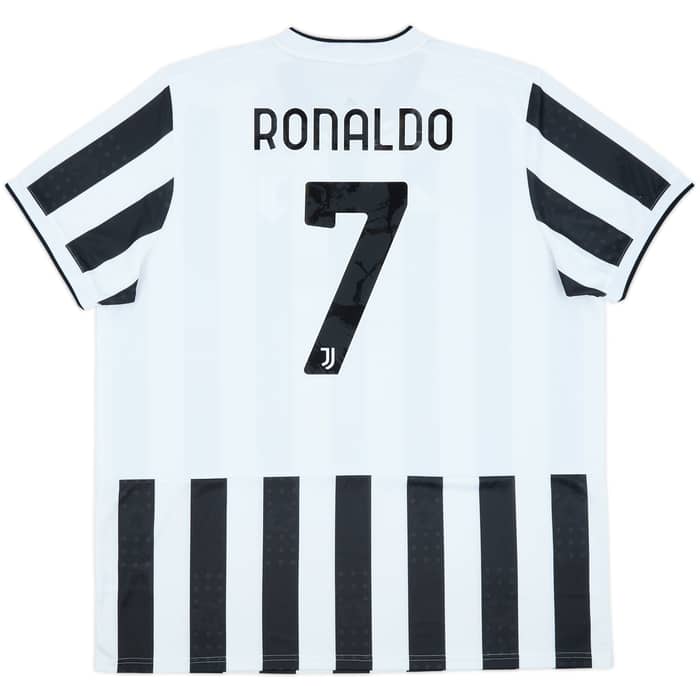 2021-22 Juventus Home Shirt Ronaldo #7 - 9/10 - (XL)