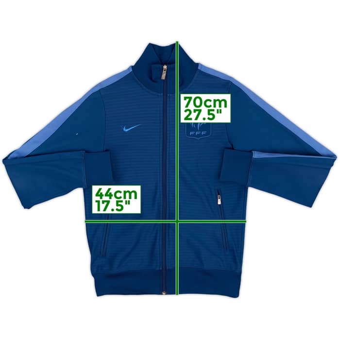 2012-13 France Nike N98 Track Jacket - 8/10 - (S)