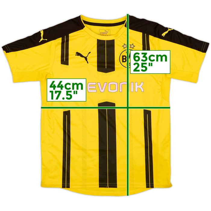 2016-17 Borussia Dortmund Home Shirt - 5/10 - (L.Boys)