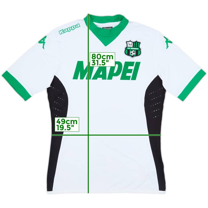 2015-16 Sassuolo Authentic Away Shirt - 8/10 - (XXL)