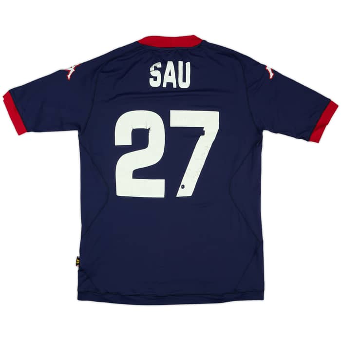 2012-13 Cagliari Signed Fourth Shirt Sau #27 - 5/10 - (XL)