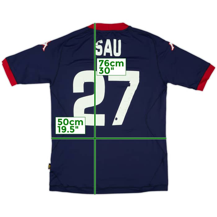 2012-13 Cagliari Signed Fourth Shirt Sau #27 - 5/10 - (XL)