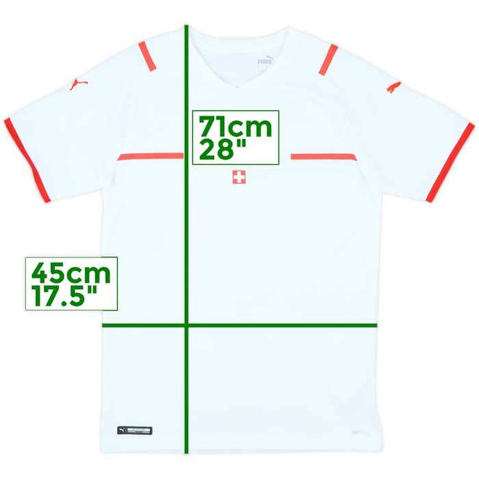 2021-22 Switzerland Away Shirt - 9/10 - (S)