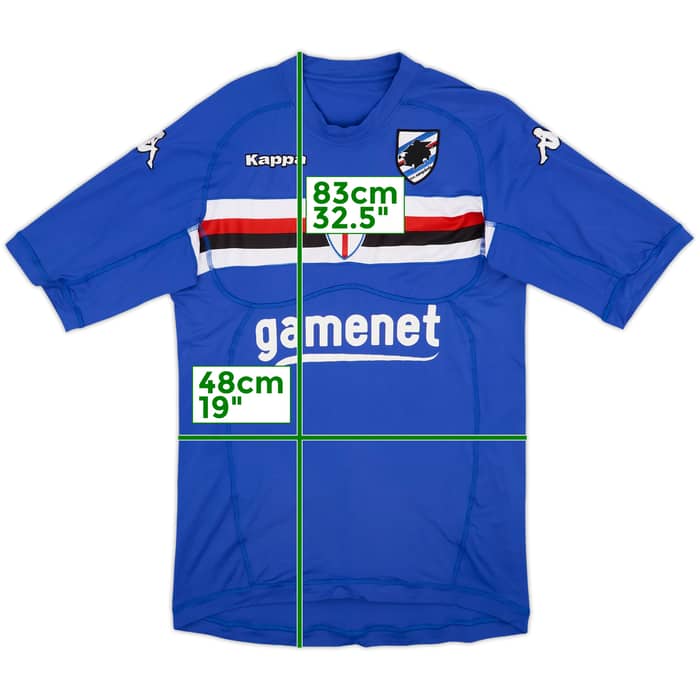 2011-12 Sampdoria Home Shirt #10 - 4/10 - (XXL)