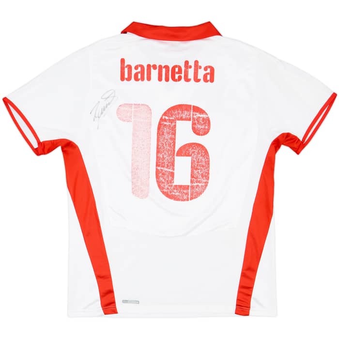 2008-10 Switzerland Signed Away Shirt Barnetta #16 - 5/10 - (L)