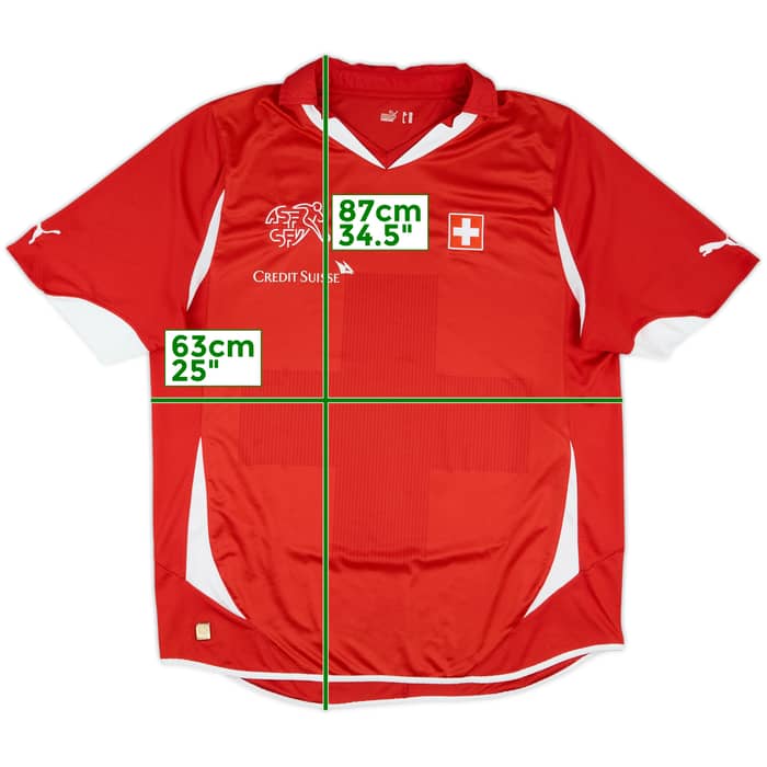 2010-11 Switzerland Home Shirt - 8/10 - (XXL)