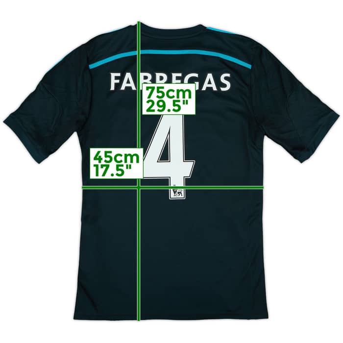 2014-15 Chelsea Third Shirt Fabregas #4 - 9/10 - (M)