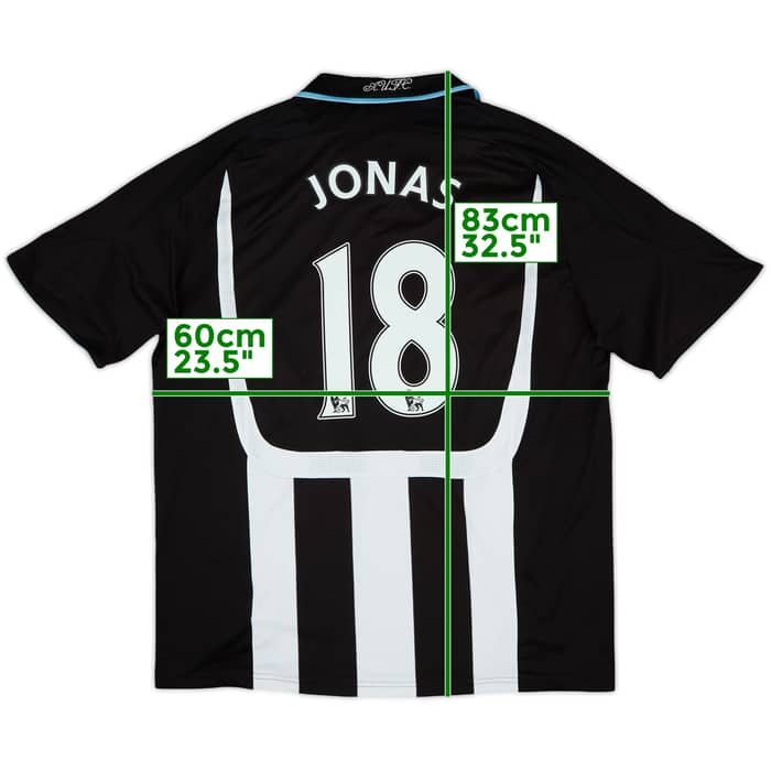 2007-09 Newcastle Home Shirt Jonas #18 - 8/10 - (M)