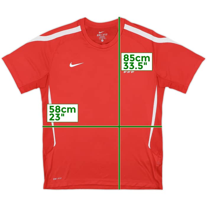 2011-12 France Nike Training Shirt - 9/10 - (XL)