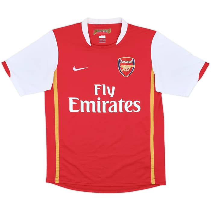 2006-08 Arsenal Home Shirt Fabregas #4 - 6/10 - (S)